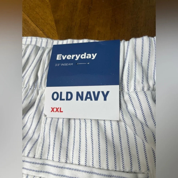 Old Navy NWT Shorts Size XXL Stripes Coastal Preppy Chino 3.5 Inch - Picture 4 of 7